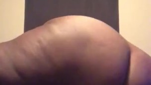 Bbw riding big dildo