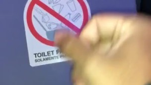 Jacking my dick because I was bored on the plane... cumshot on onlyfans 