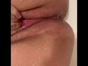Masturbating in the shower  11/16