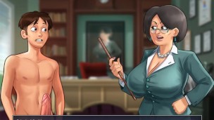 Summertime Saga - Cookie Jar - All Sex Scenes Only - Annie and Principal #1 Part 11