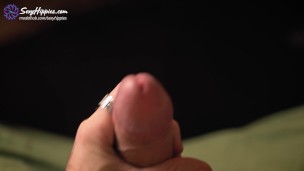 POV Cock Stroking Close Up and Cumshot 4K
