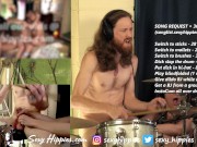 Handjob and Fingering my partner while drumming LIVE on CB 3/16