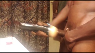 Filling my pocket pussy up with nothing but big black dick Pt. 2