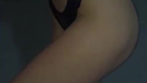 Thick fitness girl try on panties 