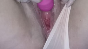 I squirted soo hard in my panties with multiple orgasms from massaging my pussy n clit with vibrator