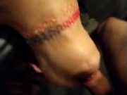 Young blonde schoolgirl gags on dick and gets hardcore fucked 2/16