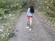 Piss and Puddle Sloshing in Bare Foot Sneakers 15/16