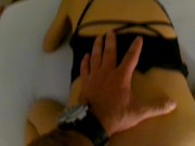 Real Amateur French Blonde sucks and fucked doggy style. Comes using magic wand while penetrated 15/16