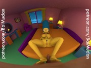 The Simpsons - Marge Simpson Footjob POV 14/16