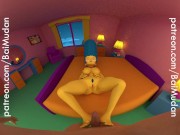 The Simpsons - Marge Simpson Footjob POV 5/16
