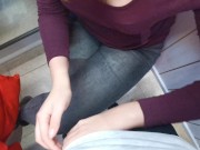 Кончил Студентке На Лицо В Примерочной - Рисковый Секс На Публике 1/16