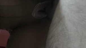 sex with amputee in pantyhose on her knees