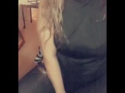 Snapchat compilation in boots, pantyhose, and a little black dress. 11/16