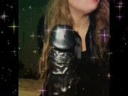 Playing with my new toy in my new uniform. 9/16