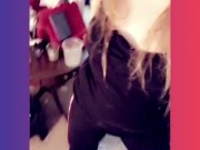 Pussy flashing on a Snapchat filter 14/16