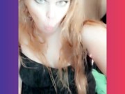 Pussy flashing on a Snapchat filter 9/16