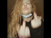 Wearing my boyfriend's ugly as hoodie and my denim shorts to turn you on. 12/16