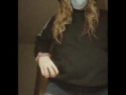 Wearing my boyfriend's ugly as hoodie and my denim shorts to turn you on. 6/16