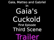 Cornuto Lecca i Piedi Alla Moglie Stronza Mentre Lei Bacia Alla Francese Il Suo Amante Femdom ITA 1/16