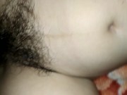 Big butt hairy pussy of my girlfriend close up 9/16