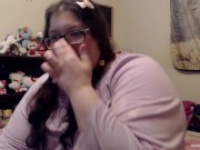 Real amateur BBW and her boyfriend make a porno