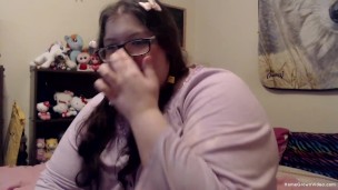 Real amateur BBW and her boyfriend make a porno