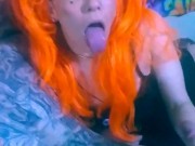 Ahegao Sloppy Blowjob 1/16