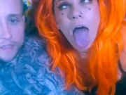 Ahegao Sloppy Blowjob