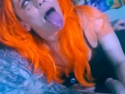 Ahegao Sloppy Blowjob 3/16