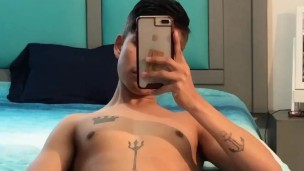 Gay Twink masturbating 