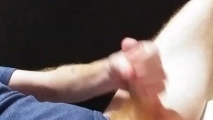 Redheaded guy jacking off at Wal-Mart