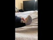 Hannah dominates me with her size 4 soft feet 2/16