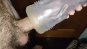 Solo fleshlight fun. (Sorry about background noise)
