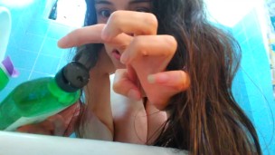 Foreign Object Insertion! Hairy Buddhist Wants Enlightenment She Fucks Sucks Plastic Zen Garden