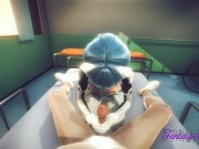 Evangelion Hentai 3D - Rei Jerk off Shinji and cum in her face 15/16