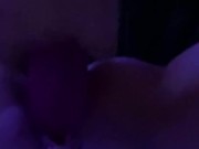 A quick cum with a 18in dildo 5/16