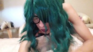 Misstress pegging Sissy CD Slut Doggy style