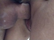 She stuck in a shower cabin and fucked her wet pussy 5/16