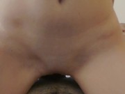Riding Sex with Teasing Hotwife leads to a Quick Dripping Creampie 12/16