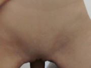 Riding Sex with Teasing Hotwife leads to a Quick Dripping Creampie 9/16