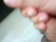 Masturbación en el baño, leche caliente 4/16