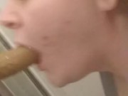 Deepthroat Practice in the Mirror (Kai Solo)