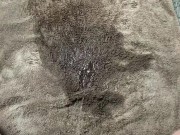 Naughty Piss Slut Soaks a towel with a very full bladder 14/16