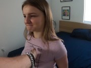 Cute Teen Gamer Loses Game Get Fucked By Daddy  Eliza Eves