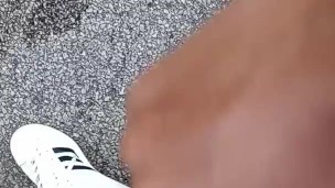 Jerkin my bbc outside in Richmond