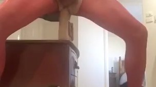 Stuffing my pussy 