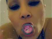 New anal plug first time teasing you 