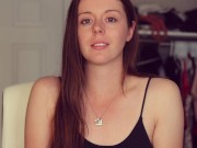 Girl next door describes what sex feels like while sitting on a vibrator and cumming hard!!