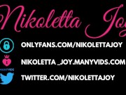 Nikoletta fuck her ass bid pink dildo 15/16