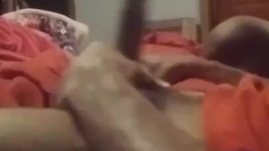 Jacking to my girl mama while girl in bed